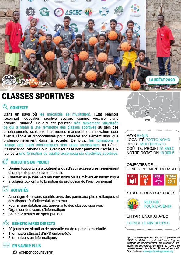 Classes sportives